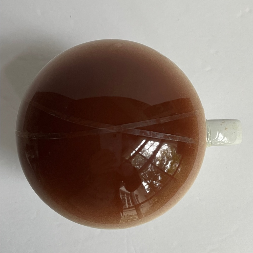 Mushroom Mug with Lid Set Cup with Brown Top World Market NWT - Picture 6 of 8